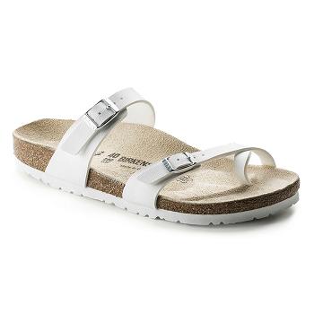 Mayari Birkenstock Birko-flor Damske Biele | SK 152JPQ